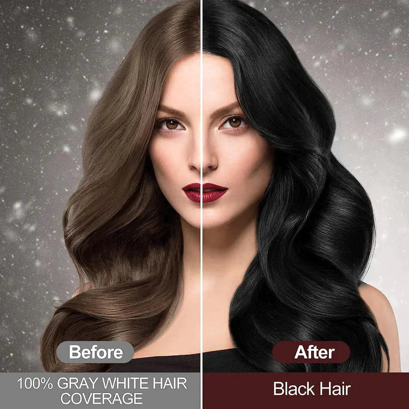 BLACK HAIR DYE SHAMPOO 3-IN-1 BUY 1 GET 1 FREE